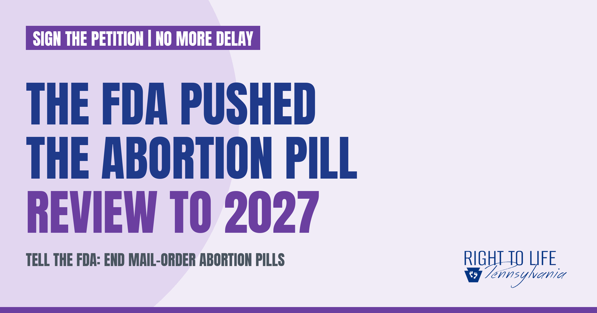 The FDA Pushed the Abortion Pill Review to 2027