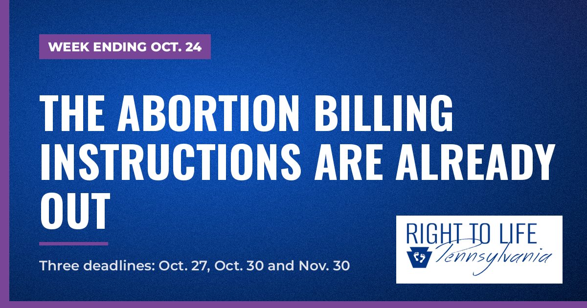 Week Ending Oct. 24: The Abortion Billing Instructions Are Already Out